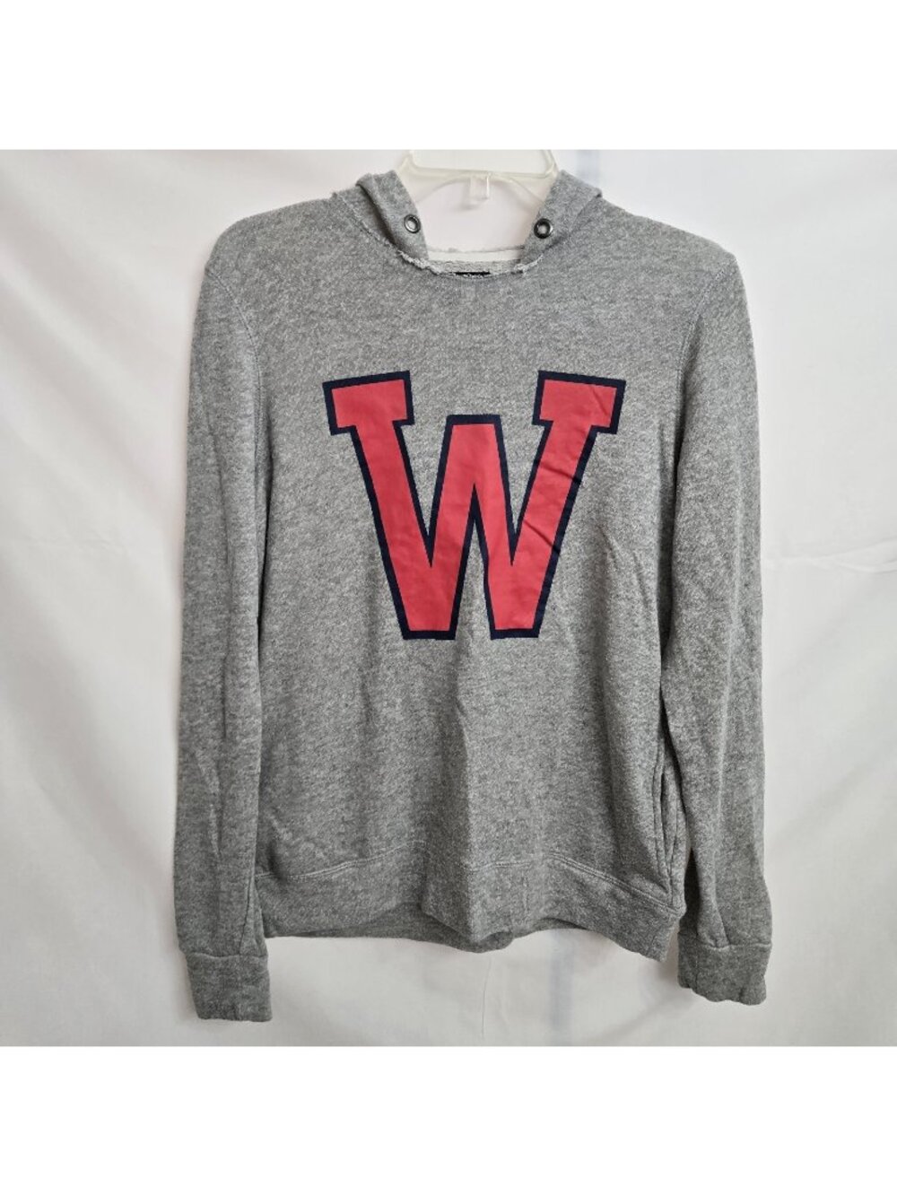 Papaya Gray W Pullover Hoodie Women's Size Medium Distressed Y2K